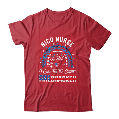 I Care For The Cutest Firecracker Nicu Nurse 4th Of July Shirt & Tank Top | teecentury