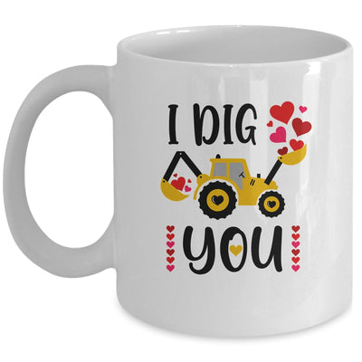 I Dig You Boy Valentine's Day Mug Coffee Mug | Teecentury.com