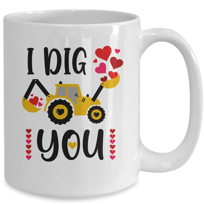 I Dig You Boy Valentine's Day Mug Coffee Mug | Teecentury.com