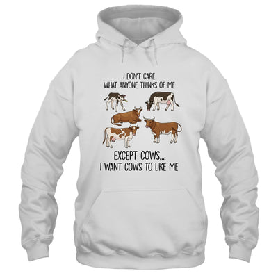 I Don't Care What Anyone Think Of Me Funny Cows Lover T-Shirt & Tank Top | Teecentury.com