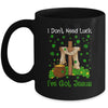 I Don't Need Luck I Have Jesus Christian St Patrick's Day Mug Coffee Mug | Teecentury.com