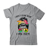 I Dont Chase Boys I Pin Them Funny Wrestling Messy Bun Girl T-Shirt & Tank Top | Teecentury.com