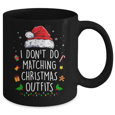 I Dont Do Matching Christmas Outfits But I Do Xmas Couples Mug | teecentury