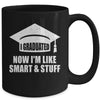 I Graduated Funny College High School Graduation Senior Mug | teecentury