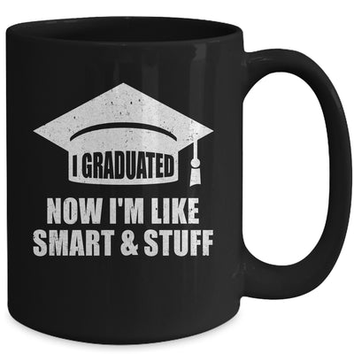 I Graduated Funny College High School Graduation Senior Mug | teecentury