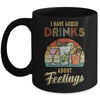 I Have Mixed Drinks About Feelings Bartender Mug Coffee Mug | Teecentury.com