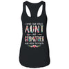 I Have Two Title Aunt And Godmother Mothers Day Floral T-Shirt & Tank Top | Teecentury.com