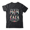 I Have Two Title Mom And Gaga Mothers Day Floral T-Shirt & Tank Top | Teecentury.com