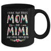 I Have Two Title Mom And Mimi Mothers Day Floral Mug Coffee Mug | Teecentury.com