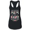 I Have Two Title Mom And Nanny Mothers Day Floral T-Shirt & Tank Top | Teecentury.com