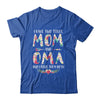 I Have Two Title Mom And Oma Mothers Day Floral T-Shirt & Tank Top | Teecentury.com