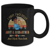 I Have Two Titles Aunt & Godmother Mother's Day Black Woman Mug Coffee Mug | Teecentury.com