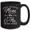 I Have Two Titles Mom And G-Ma Mother's Day Flower Mug Coffee Mug | Teecentury.com