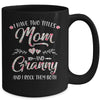 I Have Two Titles Mom And Granny Mother's Day Flower Mug Coffee Mug | Teecentury.com