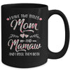 I Have Two Titles Mom And Mamaw Mother's Day Flower Mug Coffee Mug | Teecentury.com