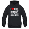 I Heart Hot Moms I Love Hot Moms Funny Beer Drinking T-Shirt & Hoodie | Teecentury.com