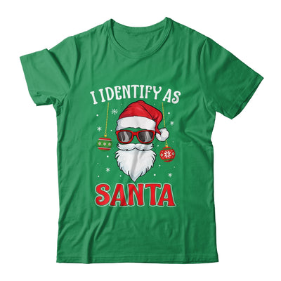 I Identify As Santa Funny Christmas For Dad X-Mas T-Shirt & Sweatshirt | Teecentury.com