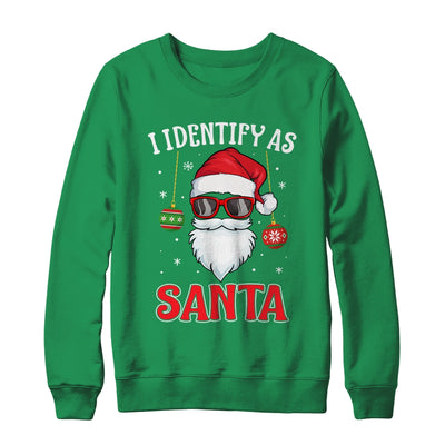 I Identify As Santa Funny Christmas For Dad X-Mas T-Shirt & Sweatshirt | Teecentury.com