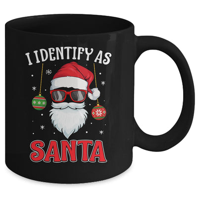 I Identify As Santa Funny Christmas For Dad X-Mas Mug Coffee Mug | Teecentury.com