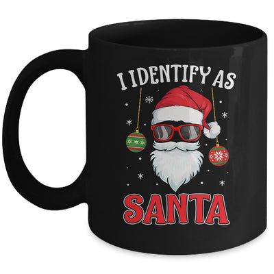 I Identify As Santa Funny Christmas For Dad X-Mas Mug Coffee Mug | Teecentury.com