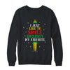 I Just Like To Smile Smiling's My Favorite Elf Christmas T-Shirt & Sweatshirt | Teecentury.com