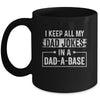 I Keep All My Dad Jokes In A Dad A Base Dad Jokes Funny Mug Coffee Mug | Teecentury.com