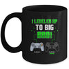 I Leveled Up To Big Bro Gamer New Brother Pregnancy Reveal Mug Coffee Mug | Teecentury.com