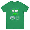 I Leveled Up To Big Sis Gamer New Sister Pregnancy Reveal Youth Youth Shirt | Teecentury.com