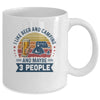 I Like Beer And Camping Maybe 3 People Vintage Mug Coffee Mug | Teecentury.com