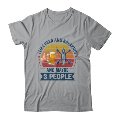 I Like Beer And Kayaking And Maybe 3 People Vintage T-Shirt & Hoodie | Teecentury.com