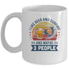 I Like Beer And Surfing And Maybe 3 People Vintage Mug Coffee Mug | Teecentury.com