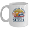 I Like Beer And Tractors And Maybe 3 People Vintage Mug Coffee Mug | Teecentury.com