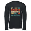 I Like Gaming Sleeping And Maybe 3 People Funny Gamer Gaming Shirt & Hoodie | teecentury