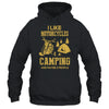 I Like Motorcycles And Camping And Maybe 3 People Lover T-Shirt & Hoodie | Teecentury.com