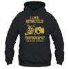 I Like Motorcycles And Photography And Maybe 3 People Lover T-Shirt & Hoodie | Teecentury.com