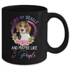I Like My Beagle And Maybe Like 3 People Mom Life Mug Coffee Mug | Teecentury.com