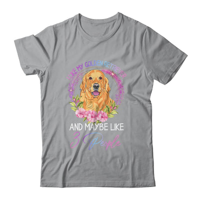 I Like My Golden Retriever And Maybe Like 3 People Mom Life T-Shirt & Tank Top | Teecentury.com