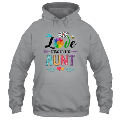 I Love Being Called Aunt Daisy Flower Mothers Day T-Shirt & Tank Top | Teecentury.com