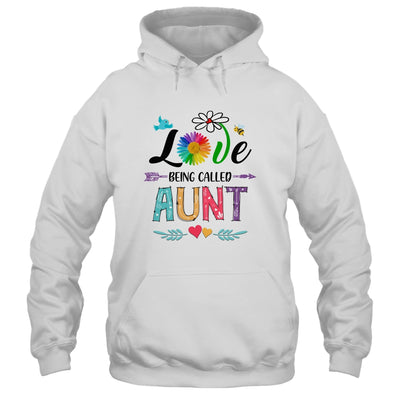 I Love Being Called Aunt Daisy Flower Mothers Day T-Shirt & Tank Top | Teecentury.com