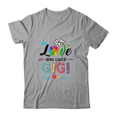 I Love Being Called Gigi Daisy Flower Mothers Day T-Shirt & Tank Top | Teecentury.com