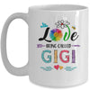 I Love Being Called Gigi Daisy Flower Mothers Day Mug Coffee Mug | Teecentury.com