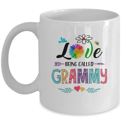 I Love Being Called Grammy Daisy Flower Mothers Day Mug Coffee Mug | Teecentury.com