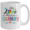I Love Being Called Grammy Daisy Flower Mothers Day Mug Coffee Mug | Teecentury.com