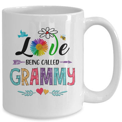 I Love Being Called Grammy Daisy Flower Mothers Day Mug Coffee Mug | Teecentury.com