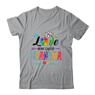I Love Being Called Grandma Daisy Flower Mothers Day T-Shirt & Tank Top | Teecentury.com