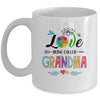 I Love Being Called Grandma Daisy Flower Mothers Day Mug Coffee Mug | Teecentury.com