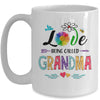 I Love Being Called Grandma Daisy Flower Mothers Day Mug Coffee Mug | Teecentury.com