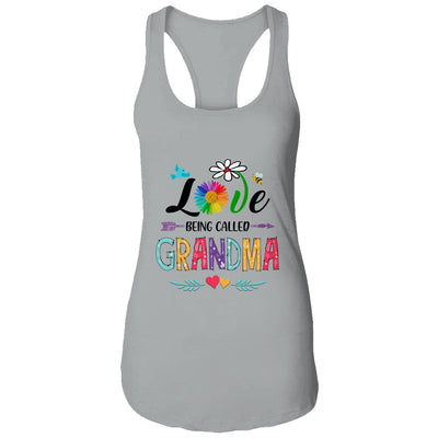 I Love Being Called Grandma Daisy Flower Mothers Day T-Shirt & Tank Top | Teecentury.com