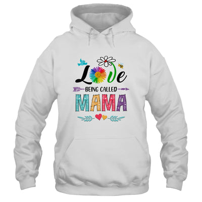 I Love Being Called Mama Daisy Flower Mothers Day T-Shirt & Tank Top | Teecentury.com