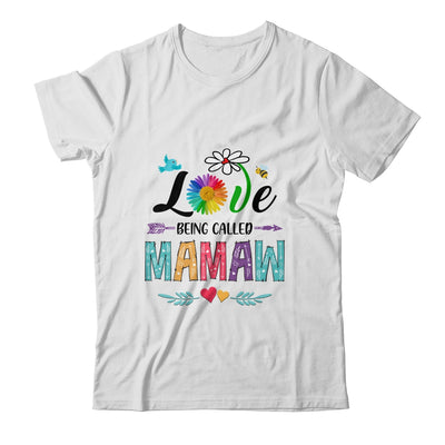 I Love Being Called Mamaw Daisy Flower Mothers Day T-Shirt & Tank Top | Teecentury.com